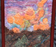 Mountain sunset wall art