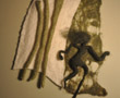 Runaway green alien wall art